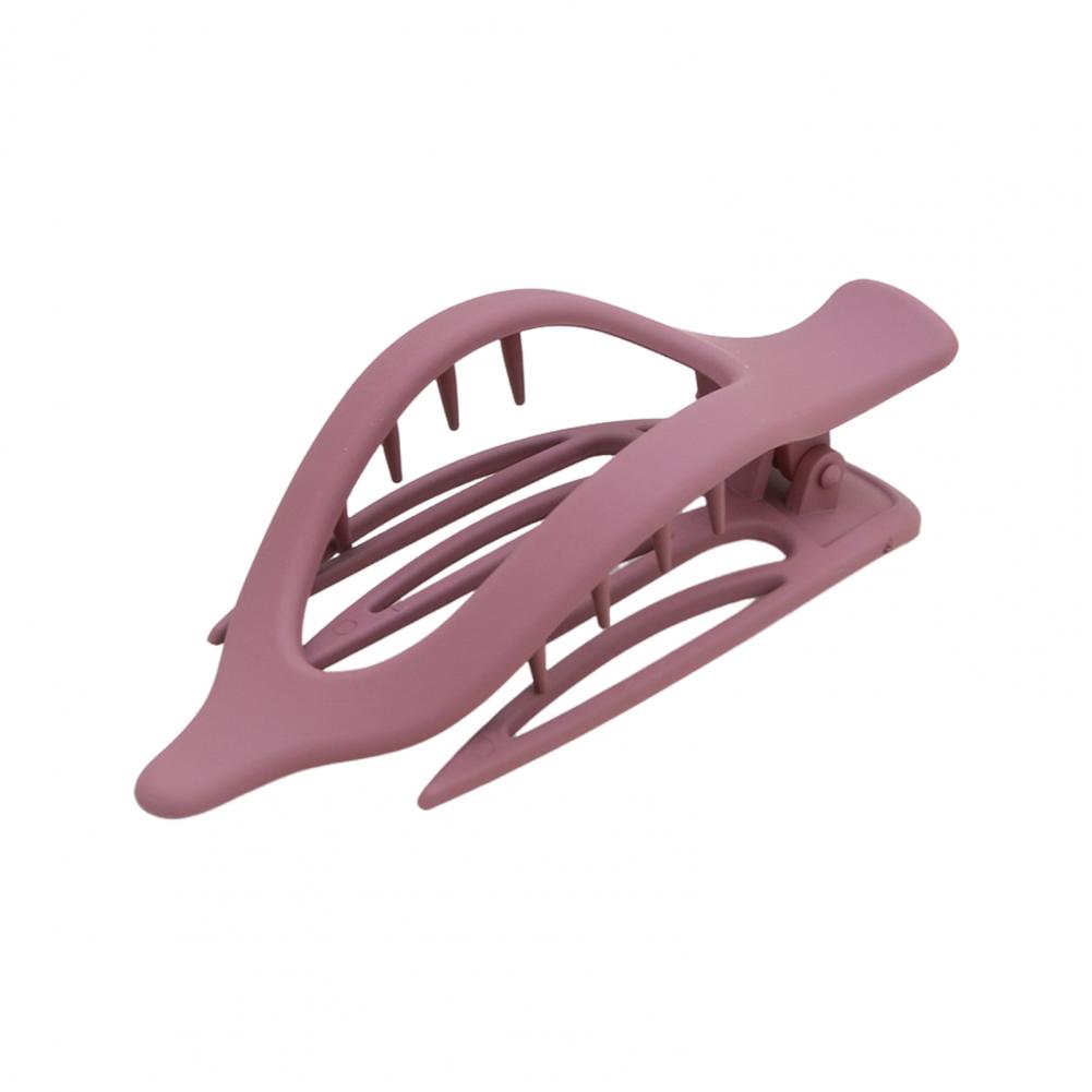 Pinza para el pelo para mujer con forma de hoja, pasador antideslizante para el pelo, soporte para el pelo para la cabeza trasera, accesorio para el cabello fácil de usar, horquilla Ouiкладка: green