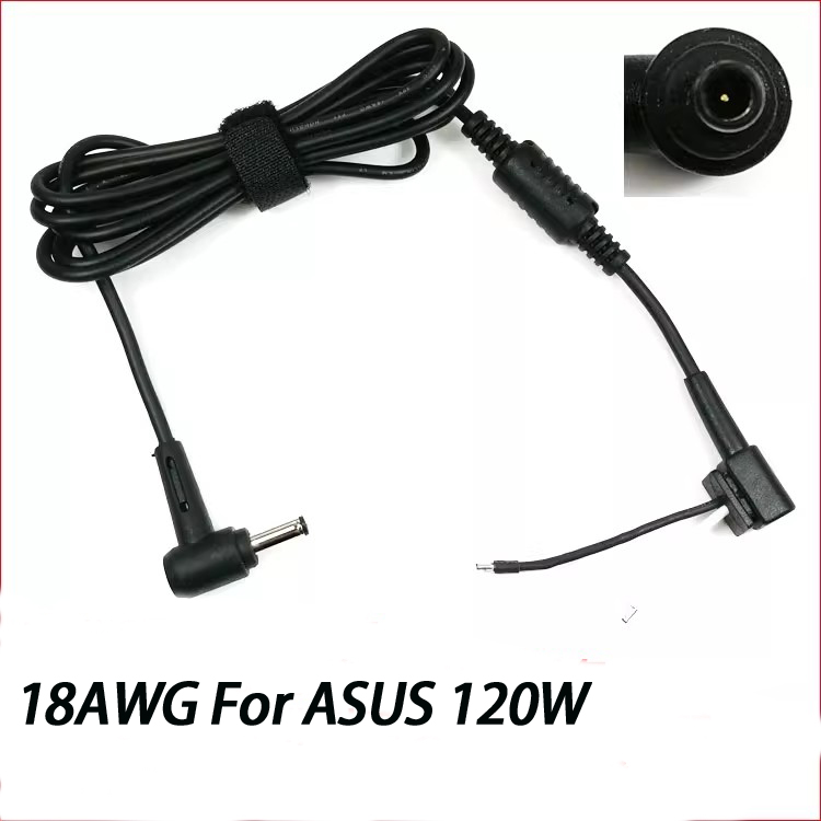 Dc4.5*3.0 mm-nastainen virtalähdeliitin johdolla/kaapelilla h  p 19.5v 10.3a 200w 230w 90w 180w kannettavan tietokoneen laturiin, 3- johtoiseen adapteriin: Harmaa