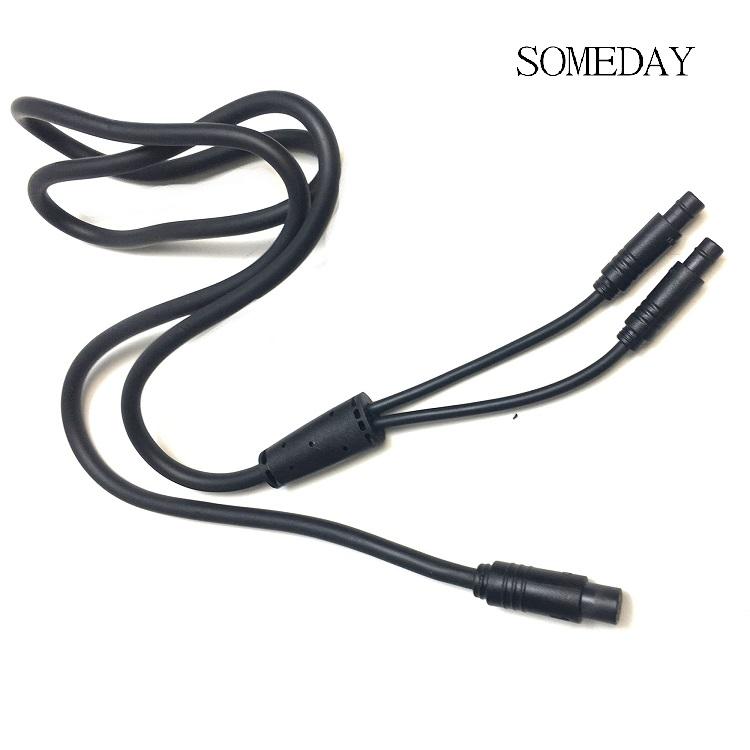 Y-splitter sladd kabel 1 in 2 kabel för vlcd 6+ xh -18 instrument modifiering för tongsheng middive motor tsdz -2 tillbehör