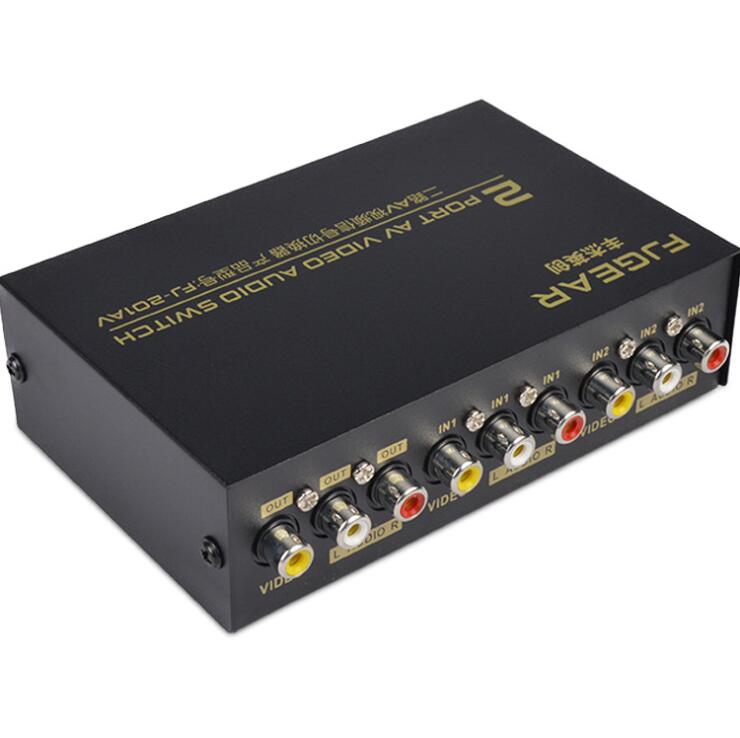 AV Switch Box 2/4/8 in 1 out AV Audio Video Signal Composite for HDTV LCD DVD 3 RCA Switcher 8 to 1 Selector not Splitter: Default Title