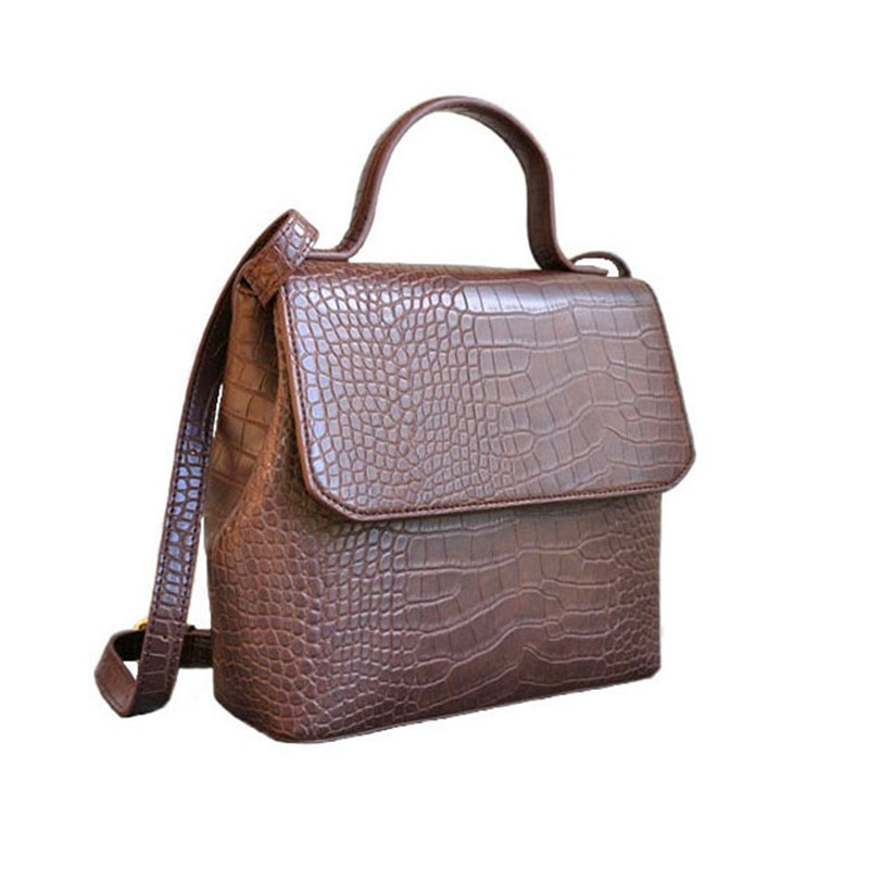 Décontracté Alligator sacs à main femmes Crocodile modèle sacs de messager femmes en cuir PU épaule sac à bandoulière femme sac à main offre spéciale