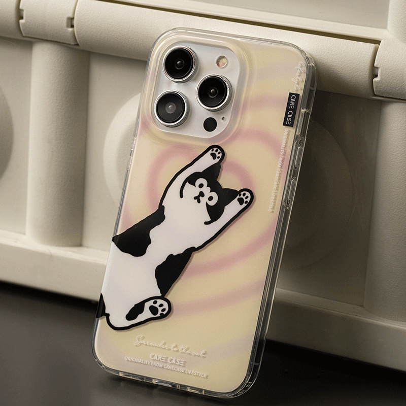 Ins coréen Niche mignon vache chat fille coque de téléphone pour iPhone 16 Pro Max 15 14 13 12 11 Mini 7 8 Plus Simple Y2K coques de téléphone: Pour l&#39;iPhone 14 plus