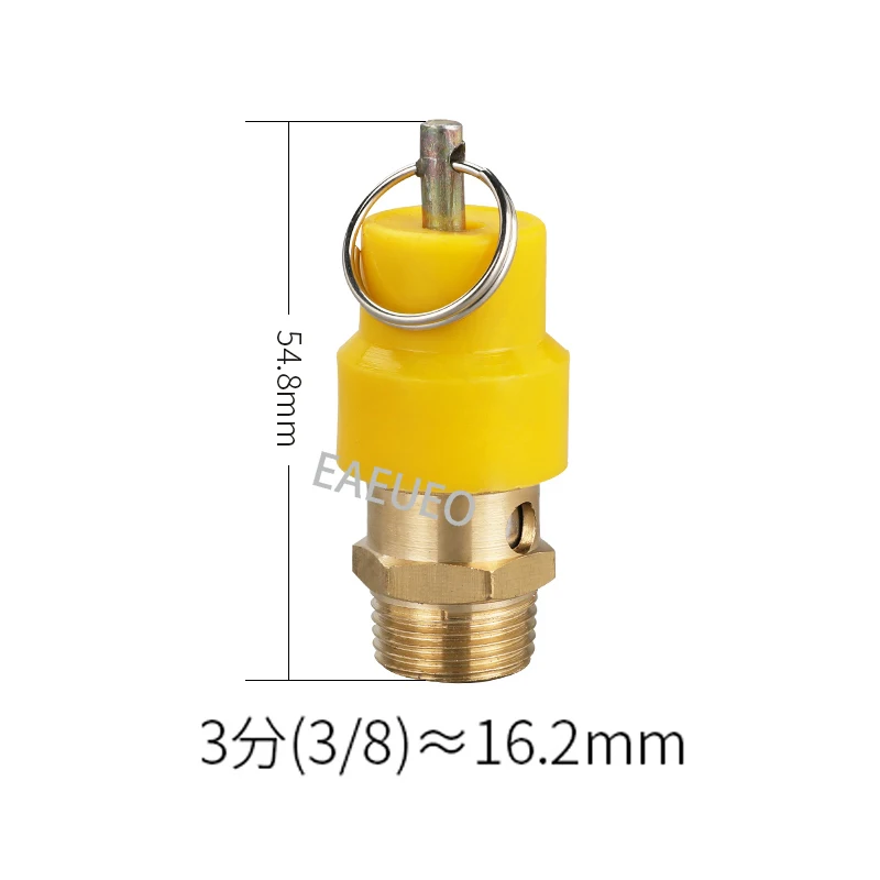 1/8" 1/4'' 3/8" 1/2" BSP 8kg Luftkompressor Sicherheitsventil Druckentlastungsregler für Druckleitungen/-schiffe
