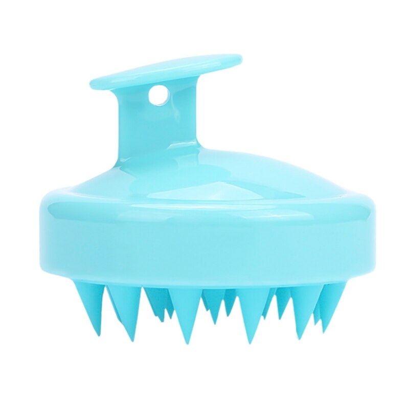 Siliconen Borstel Shampoo Hoofdhuid Borstel Kam Hoofd Spa Afslanken Massage Borstel Body Haar Wassen Kam Douche Bad Borstel 1 stuks: HB8813BL1