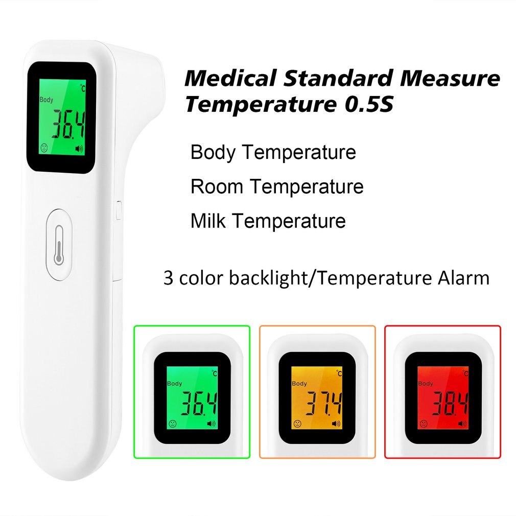 infrared thermometer non-contact thermometer for children and adults outdoor home digital infrared forehead and ear