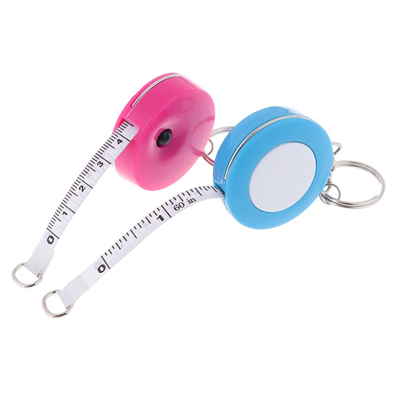 1 Piece Portable Tape Measure Retractable Ruler Children Height Ruler Centimeter Inch Roll Tape Girls 150cm/60"