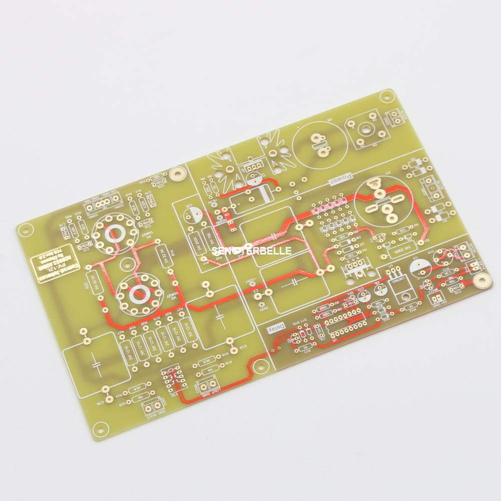 1PC Hifi 12AU7 Rohr Vorverstärker Bord Pcb Basis Auf Conrad-Johnson PV12L Schaltung