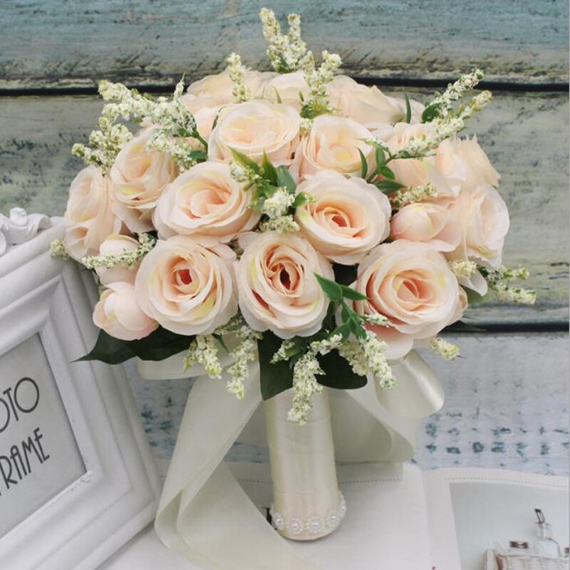 bruidsboeket wedding flowers bridal bouquets bouquet de mariage: Champagne