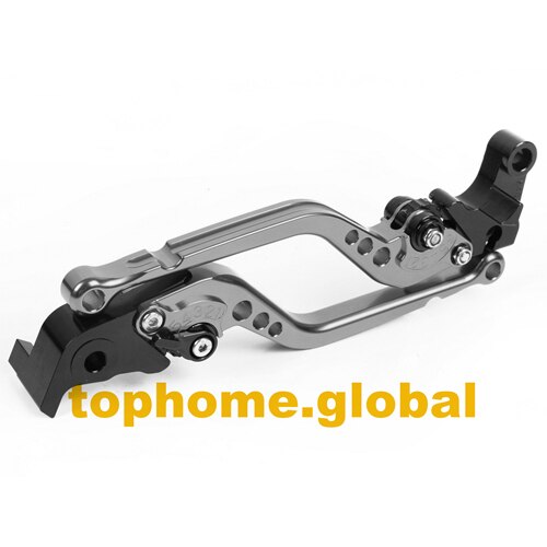 Voor yamaha  r3 r25 -  lange koppelingsremhendels cnc verstelbaar 10 kleuren: Grijs