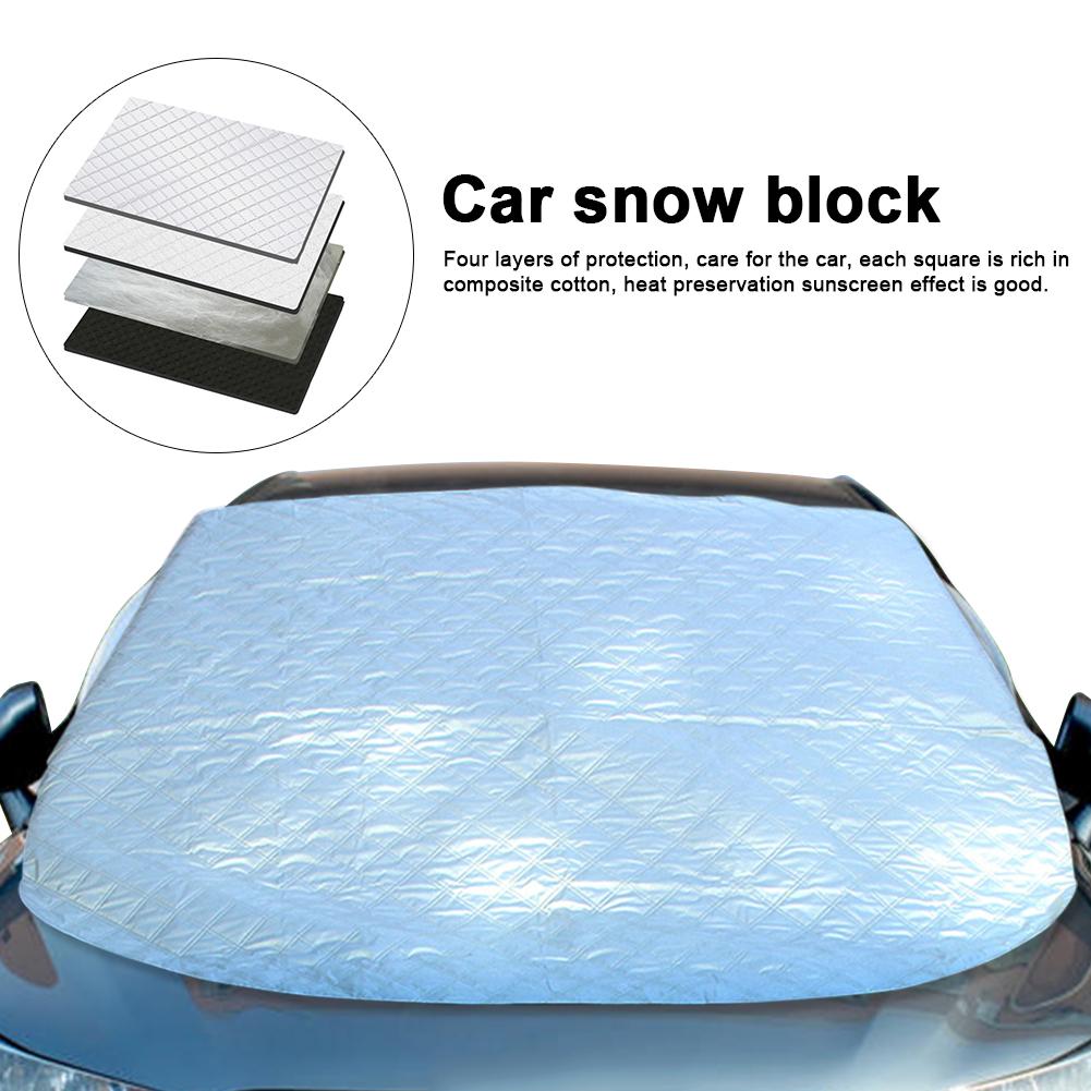 145X120 cm Universele Auto Voorruit Cover Auto Zonnescherm Zon Voor Rear Window Film Anti-diefstal Zonnescherm Sneeuw blok