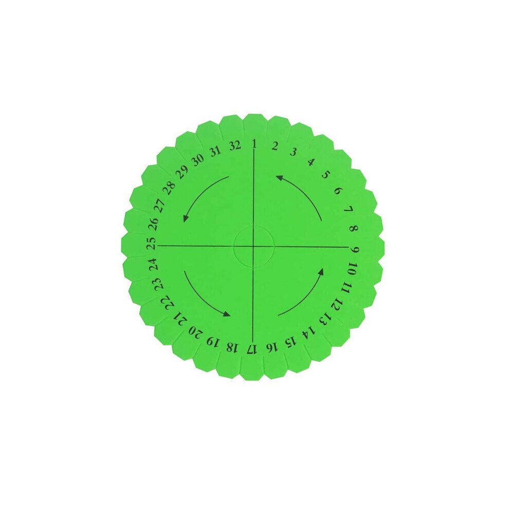 4pcs Multicolour Kumihimo Disks Set Kumihimo Beading Cord Disc Disk Hand Bracelet Knitting Tools Household Braided Weaving Board: L Round