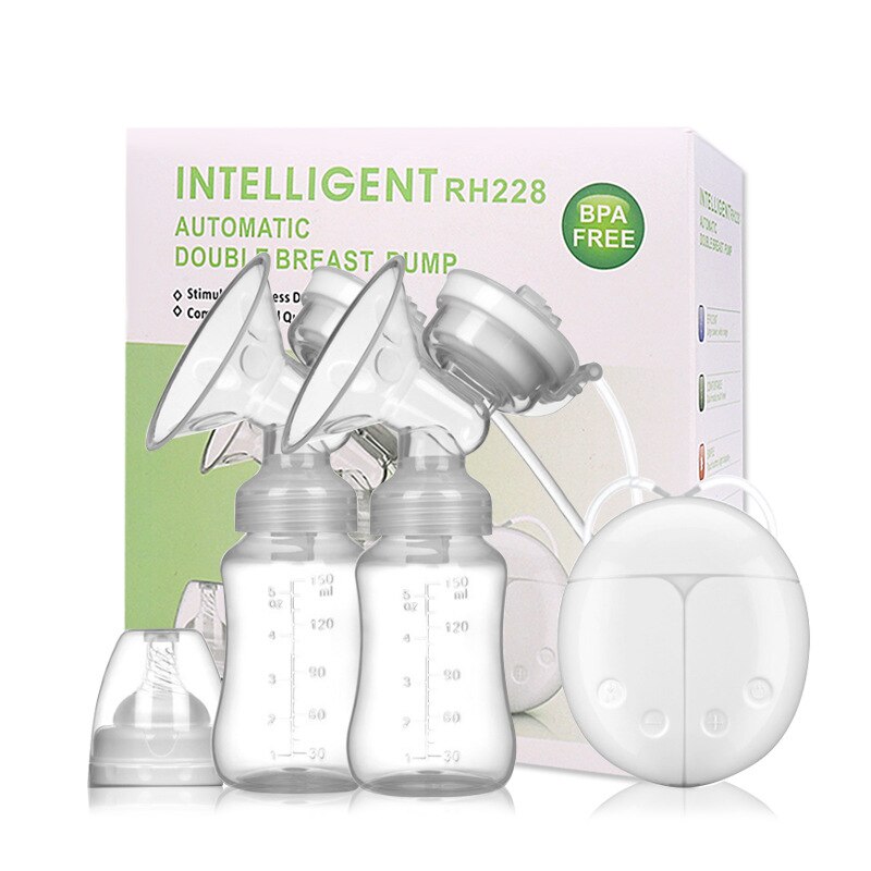 Tire-lait électrique bilatéral Bebes Accesorios Basos De Vaquita Con Tetas Para Bebe biberons tire-lait manuel: Default Title