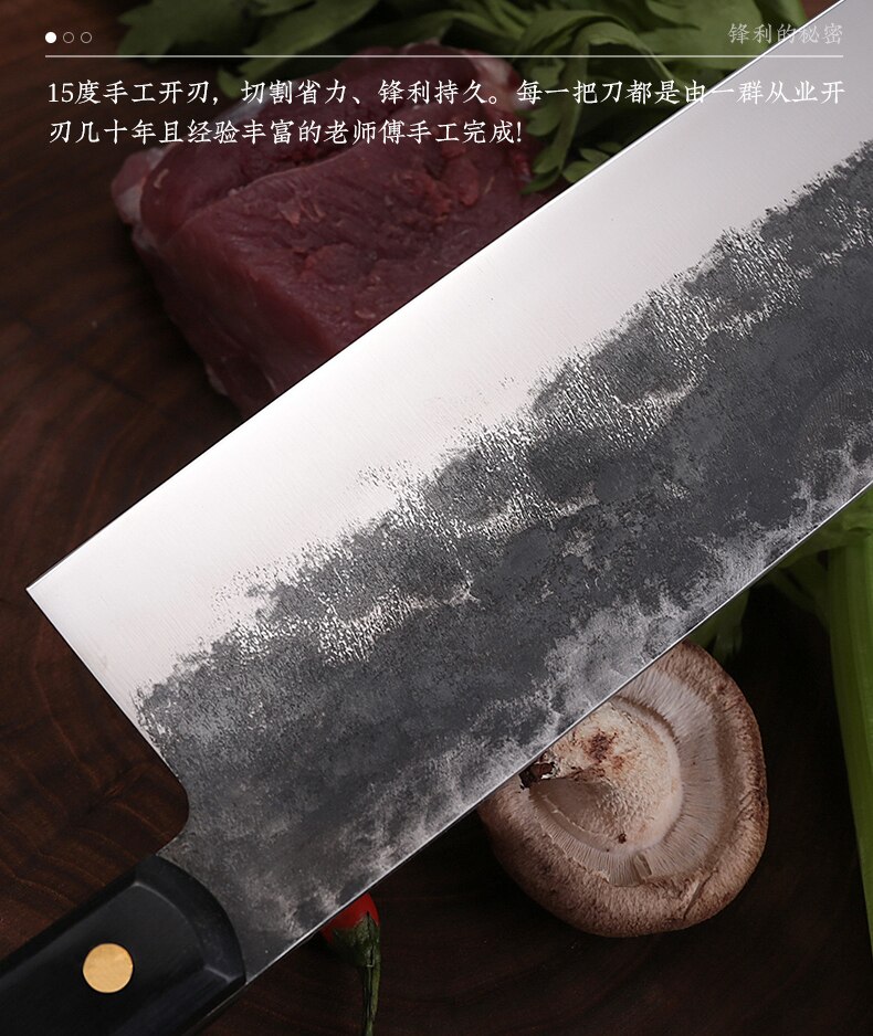 YAMY&amp;CK Tang Knife Duck Knife High Carbon Steel Roast Duck Knife Butcher Chef Knife Sharp Slicing Knife Kitchen Kitchen Knife