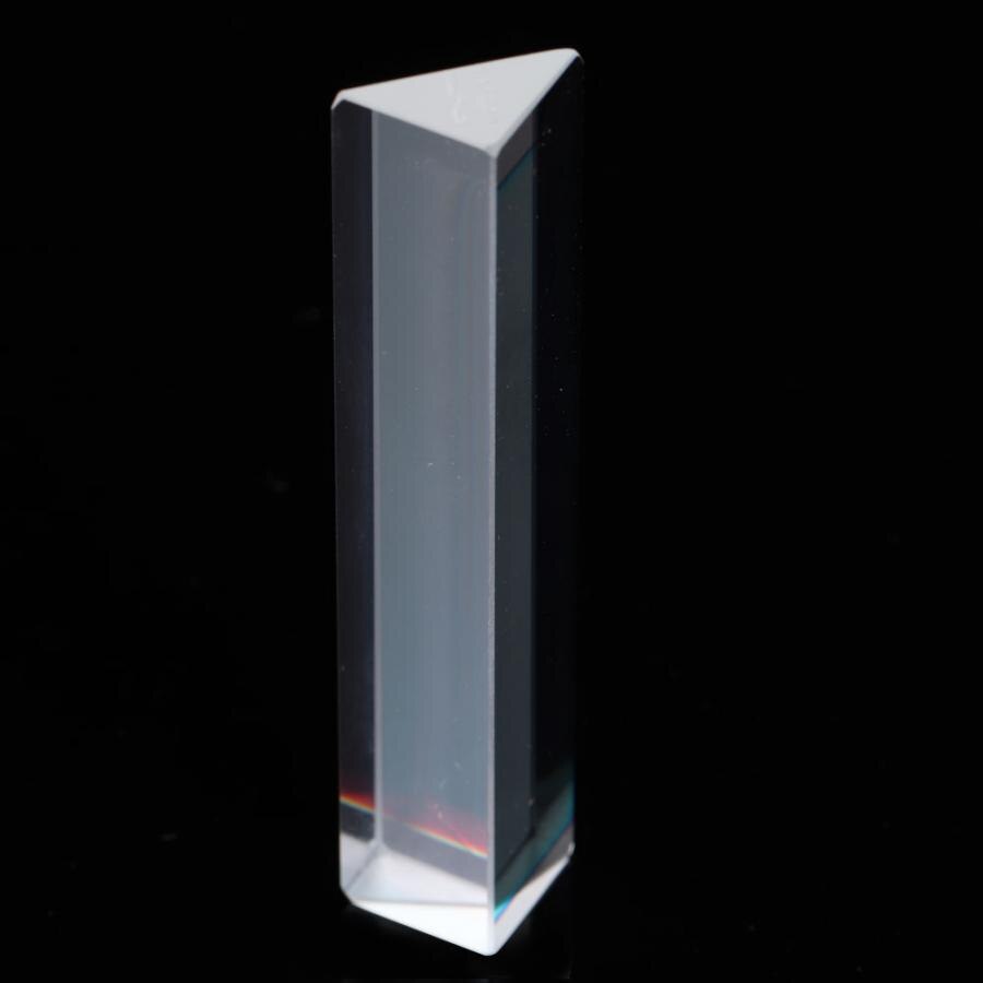 Glass Prism Instruments K9 Optical Glass Prism for Decoration Physics Education Teaching Children Glass