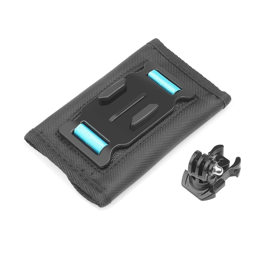 SHOOT 360 grados rotatorio mochila Clip montaje para GoPro Hero 8 7 5 negro Xiaomi Yi 4K Sjcam Eken correa de hombro para GoPro accesorio