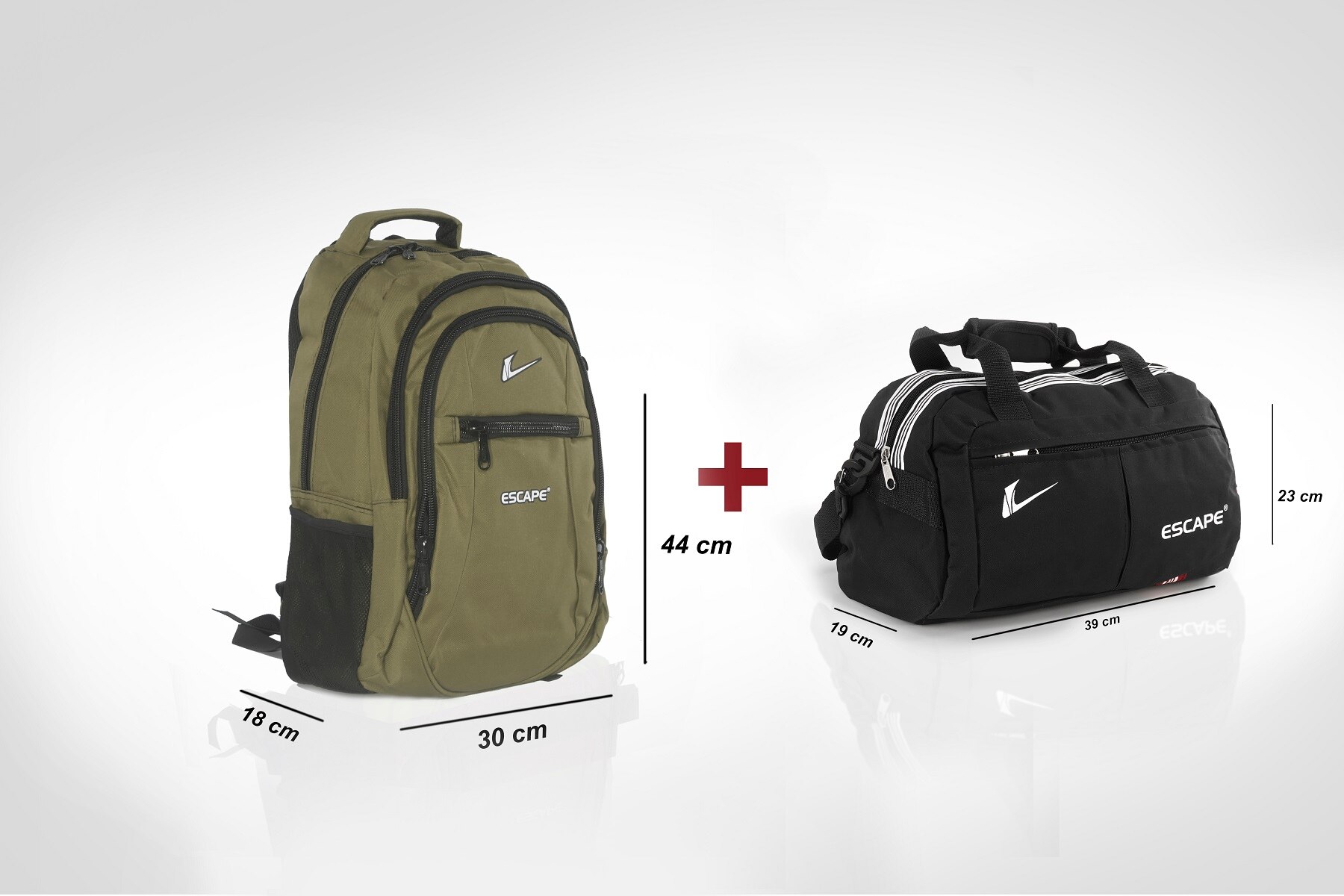 ESCAPE Unisex 307 Laptop Compartment School And Daily Backpack 110 Small Size Duffel Bag