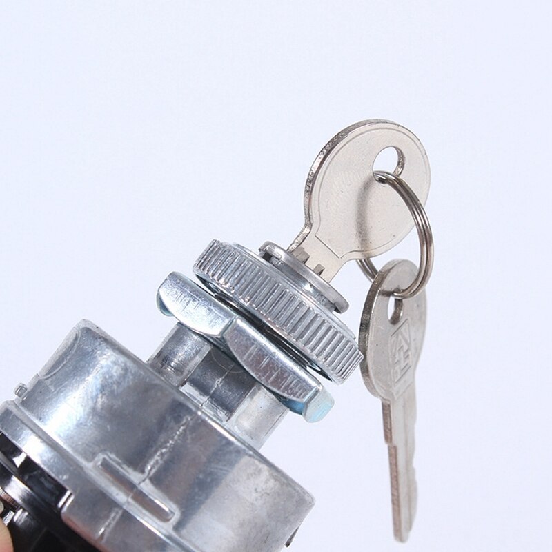 Interruptor de encendido Universal para coche, interruptor de encendido/apagado con 2 llaves, 3 posiciones para coche, Tractor, remolque y camión