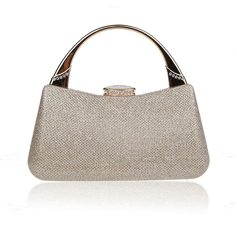 Crystal Diamond Day Clutch Bags Glitter Silver Blue Evening bags Gold Day Clutches Party Purse Woman Wedding Handbags: champagne