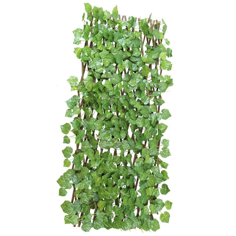 Kunstmatige Faux Ivy Leaf Privacy Hek Scherm Home Tuin Panelen Outdoor Hedge Tuin Hek Decoratieve Hek Telescopische Hek