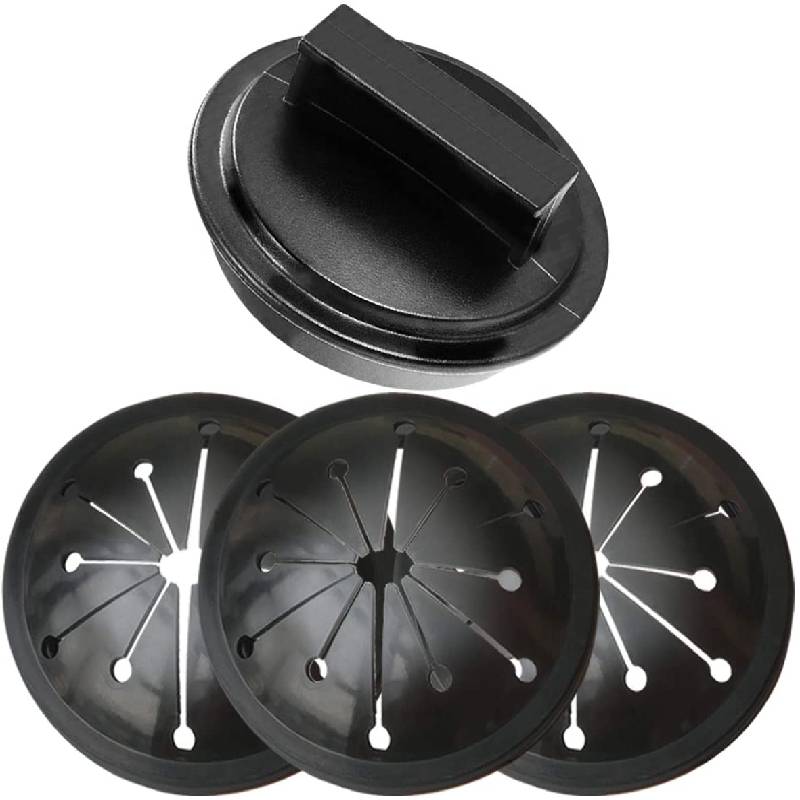 4pcs Garbage Disposal Splash Guards and Stopper Sink Baffle Food Waste Disposer Accessories Drain Plug Splash Guards for Kitchen