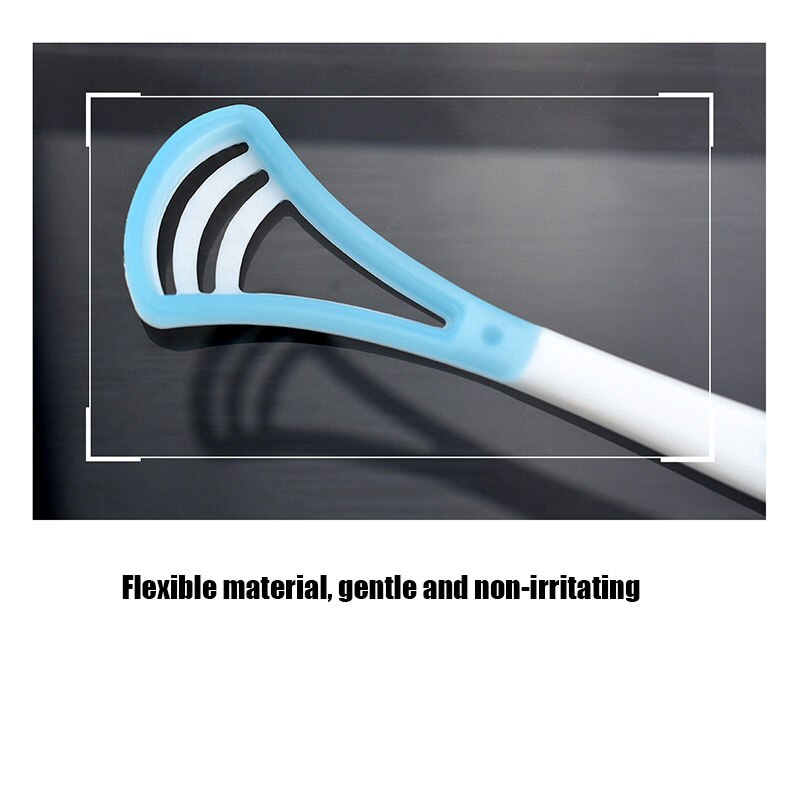 6 Colors Tongue Scraper Tongue Cleaner Handle Tongue brush Plastic Scraper Tounge Oral Mouth Hygiene Dental Care