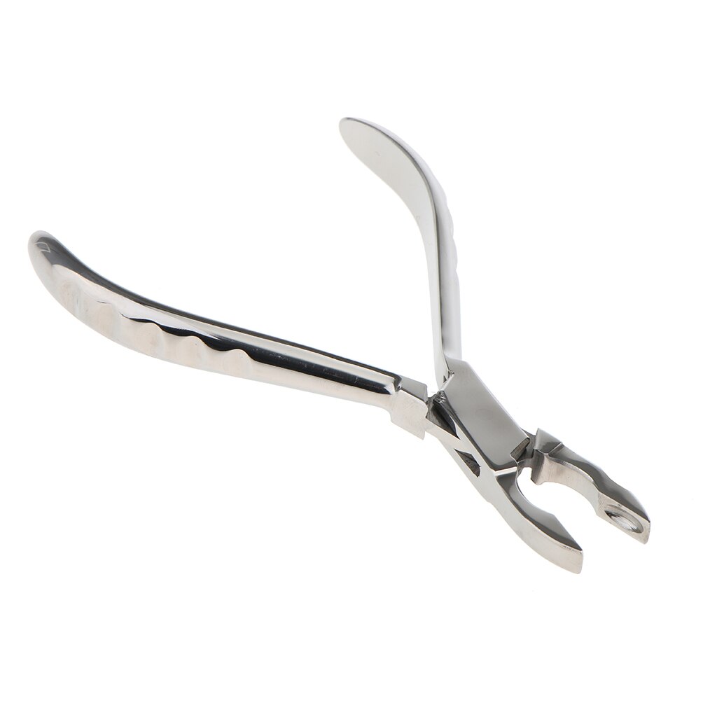 Stainless Steel Bead Ring Closing Plier Clamp Jewelry Forceps