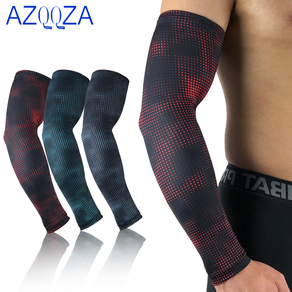 1 Stück Arm-Kompressionshülsen, Kühlhülsen, Armstütze für Tennis und Golfspieler, Sport-Laufmanschettenabdeckung, schützende Armmanschette