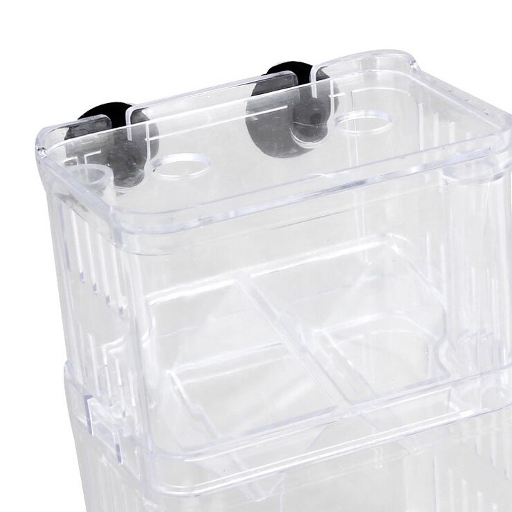 FULL- Clear Plastic Aquarium Fish Breeding Box Incubator Isolation