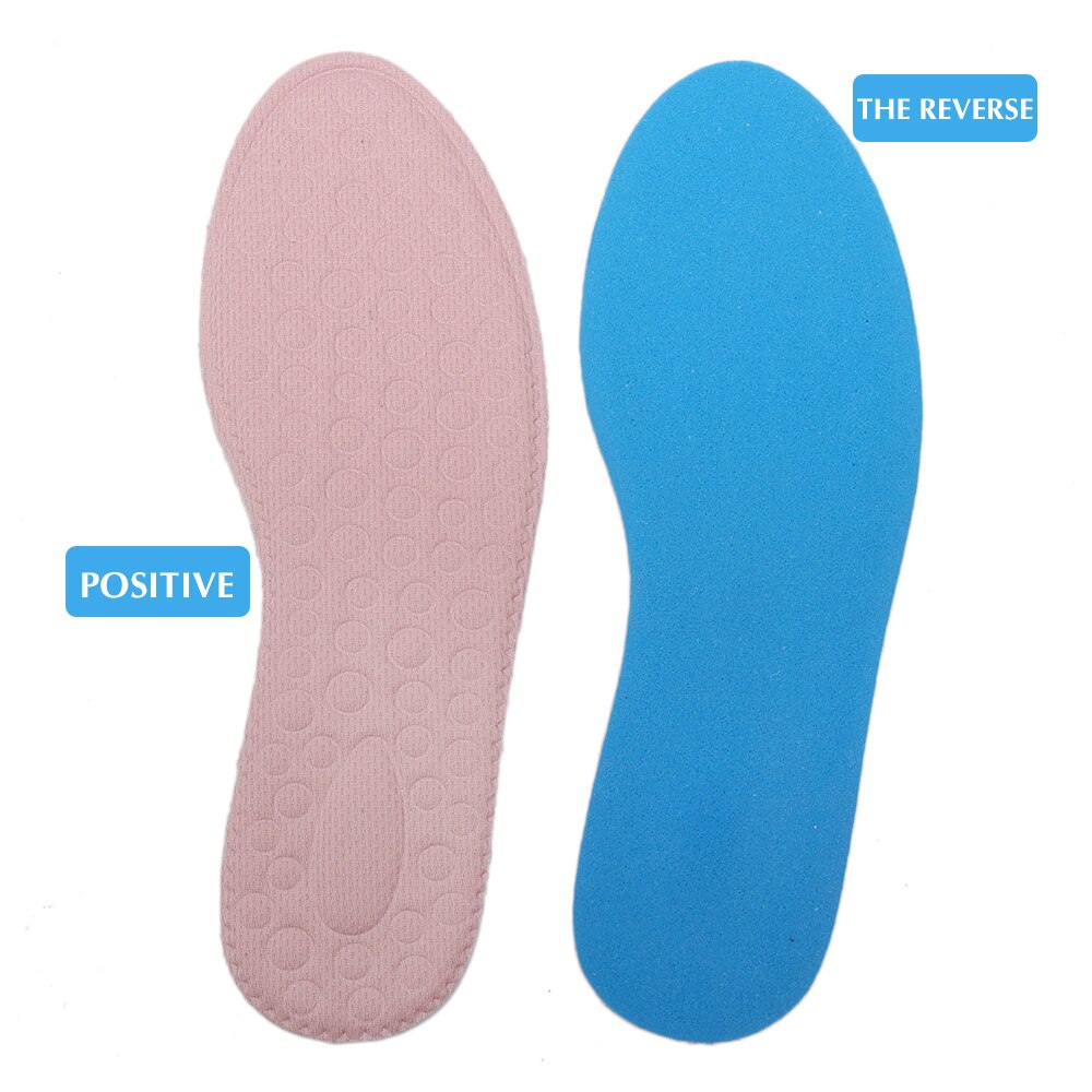Semelles de Massage respirantes en mousse à mémoire de forme EVA, 1 paire, semelles intérieures pour femmes, chaussures, semelles rehaussantes confortables