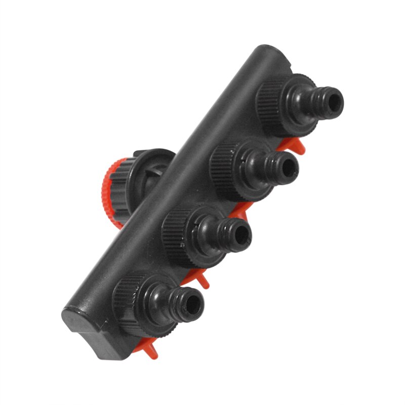 Huis Tuin Tuinslang Splitter Plastic Druppelirrigatie Water Connector Agrarische 4 Manier Tap Connectors