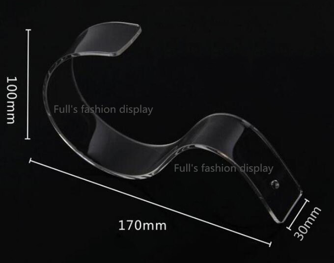 counter Acrylic Belt Display Stand Waistband Stand Belt Display Rack Belt Holder belt holder rack 10pcs