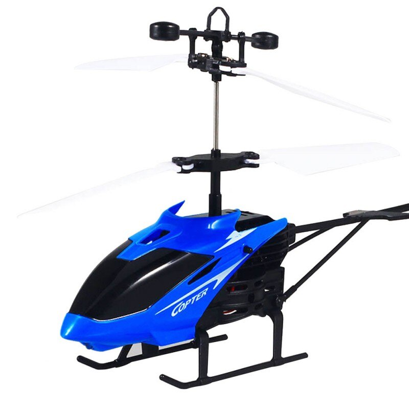 Hélicoptère à capteur infrarouge, 3D Gyro hélicoptère électrique, Micro 2 canaux, jouet pour enfants