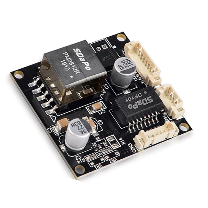 Sdapo Poe Module PM3812R18W Geïsoleerde 1.5A Poe Module Met 6 Lichten En 8 Lichten, Vermogen Tot 20W