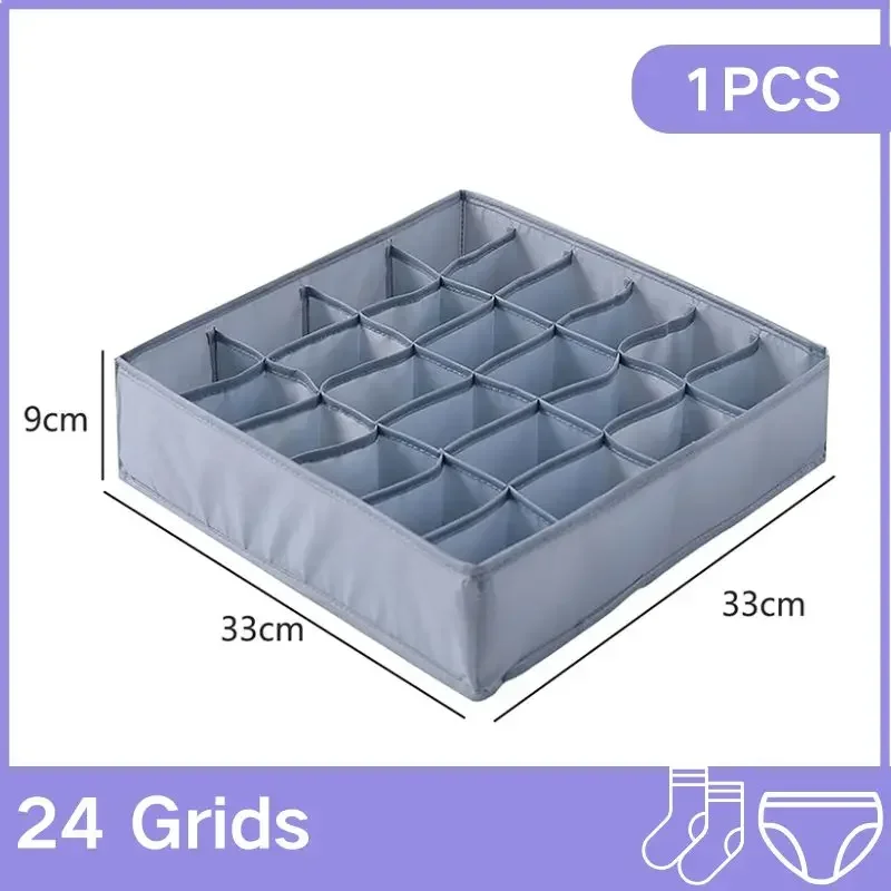 1pc Schlafzimmer Schrank Schublade Unterwäsche Organizer Socken BH Kleidung Aufbewahrung boxen multifunktion ale Haushalts garderobe Organizer Box: violet