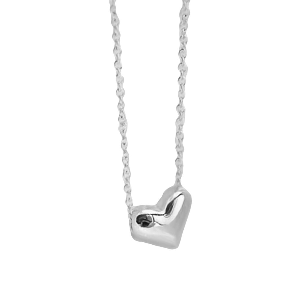 Minimalista Delle Donne Del Cuore di Amore Del Pendente Della Clavicola Della Collana Della Catena del Partito Dei Monili Del Regalo