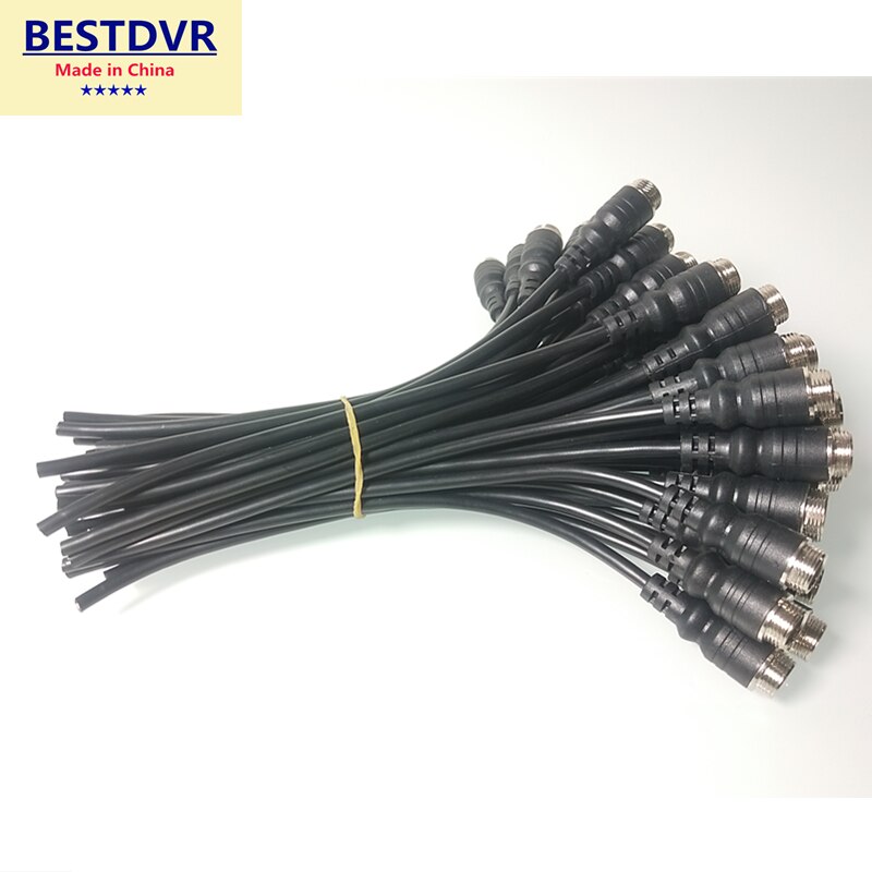 Automotive camera aviation male connector All copper mobile dvr interface Truck camera Aviation connector cables Aviation male