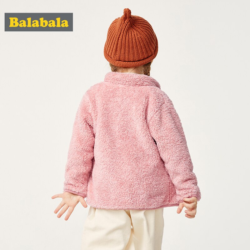 Vêtement d'extérieur pour filles automne et hiver nouvelle veste pour enfants vêtements polaire veste chaude décontractée marée