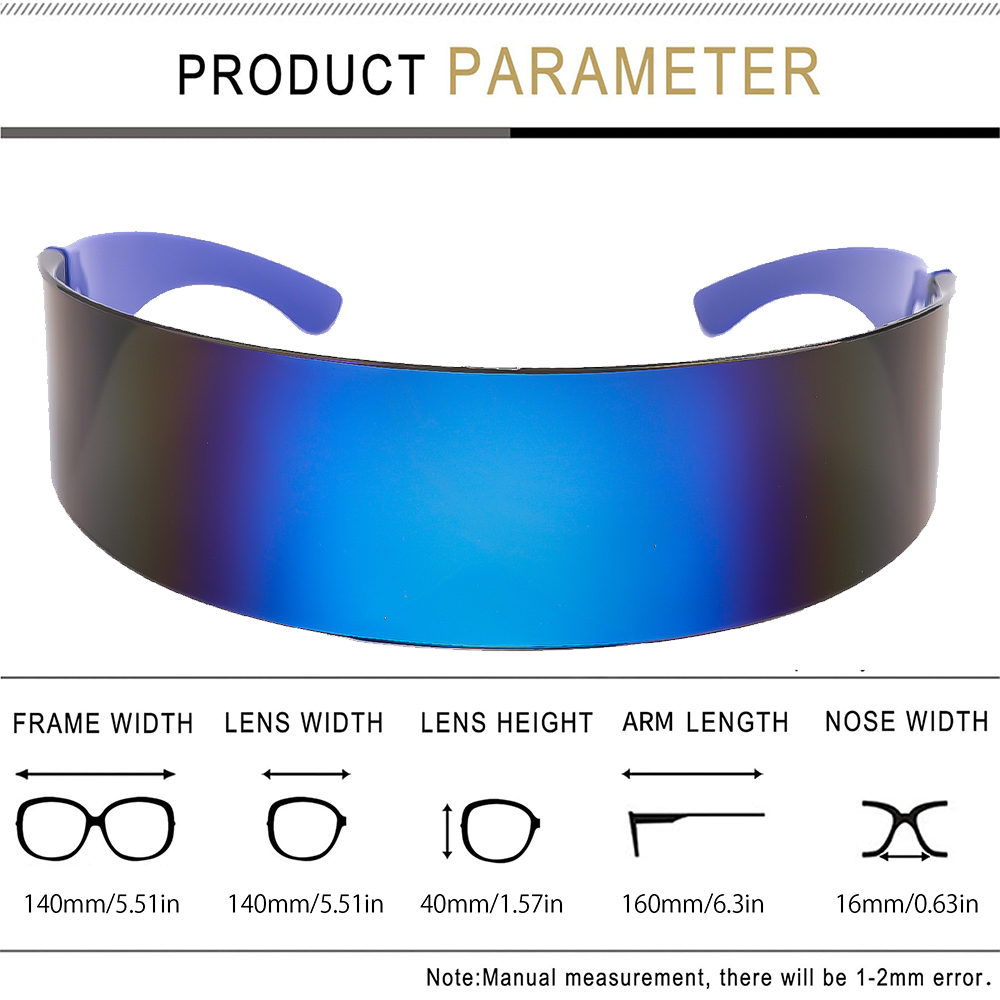 Y2K Sunglasses Future Technology Glasses