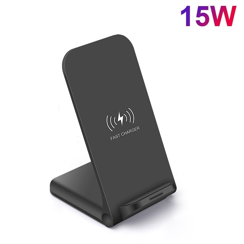 FDGAO 15W Qi Drahtlose Ladegerät für iPhone 11 Profi Max Xs Max XR Schnelle Drahtlose Ladestation für Huawei Kamerad 30 Profi Samsung S10: 15W Typ C Stand