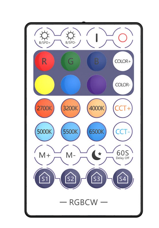 10W E27 Smart LED Light Bulb Dimmable Wifi 3 Mode Control Lamp Automation Work With Google Home For Alexa Siri Popular: The remote control