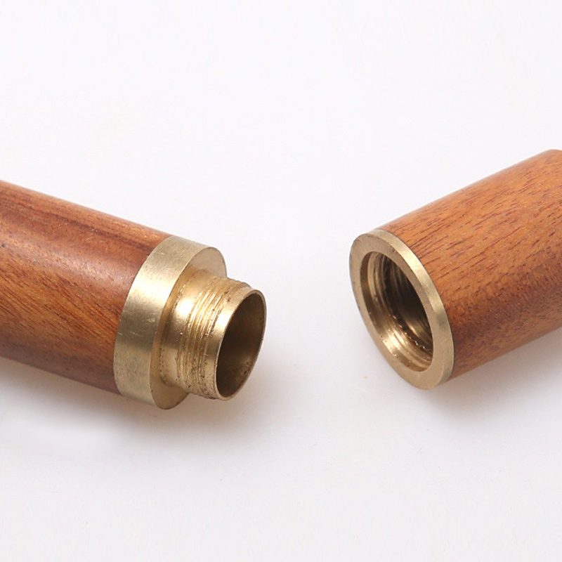 Durable Practical Wood Box Leather Knitting Craft DIY Sewing Needles Housing Case Boxes 82x18mm XHC88