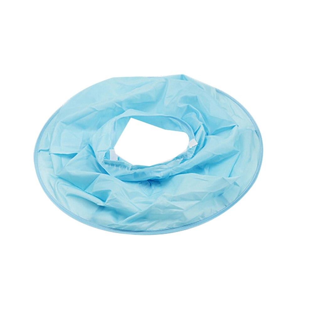 Cape de nettoyage et de coupe de cheveux pour enfants, tablier pliable pour Salon de coiffure: Bleu