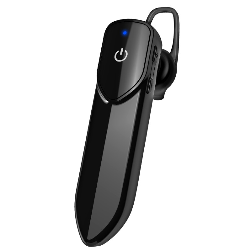 V19 Bluetooth Hoofdtelefoon Zakelijke Draadloze Oortelefoon Mini Handsfree Oordopjes Met Microfoon Headset Oordopjes Oortelefoon Voor Samsung Xiaomi: Black