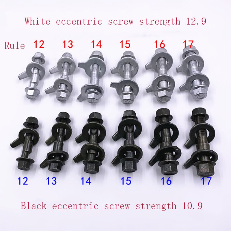 Auto repair parts Four wheel alignment eccentric screw Camber adjustment thread Tire eccentric screw for car