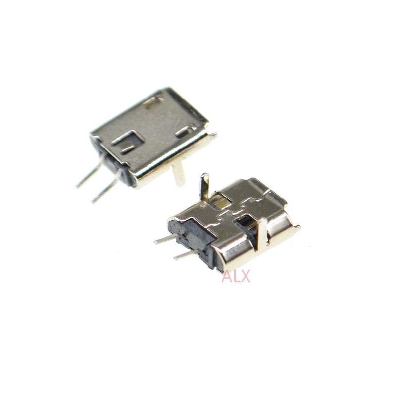 30 Pcs Micro Usb Vrouwelijke Socket Connector Mk/5P 2PIN Smd 90 Graden