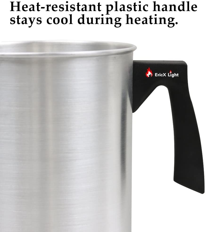 Candle Melting Pot Wax Melting Cup Wax Melting Pot Candle Making Pouring Pot Heat-Resisting Handle
