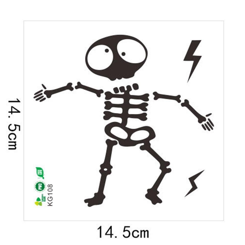 Schakelaar Muursticker Verwijderbare Levendige Elektrische Schok Hond Vogel Decal Waterdicht Kinderkamer Zelfklevende Grappige Decoratie: C