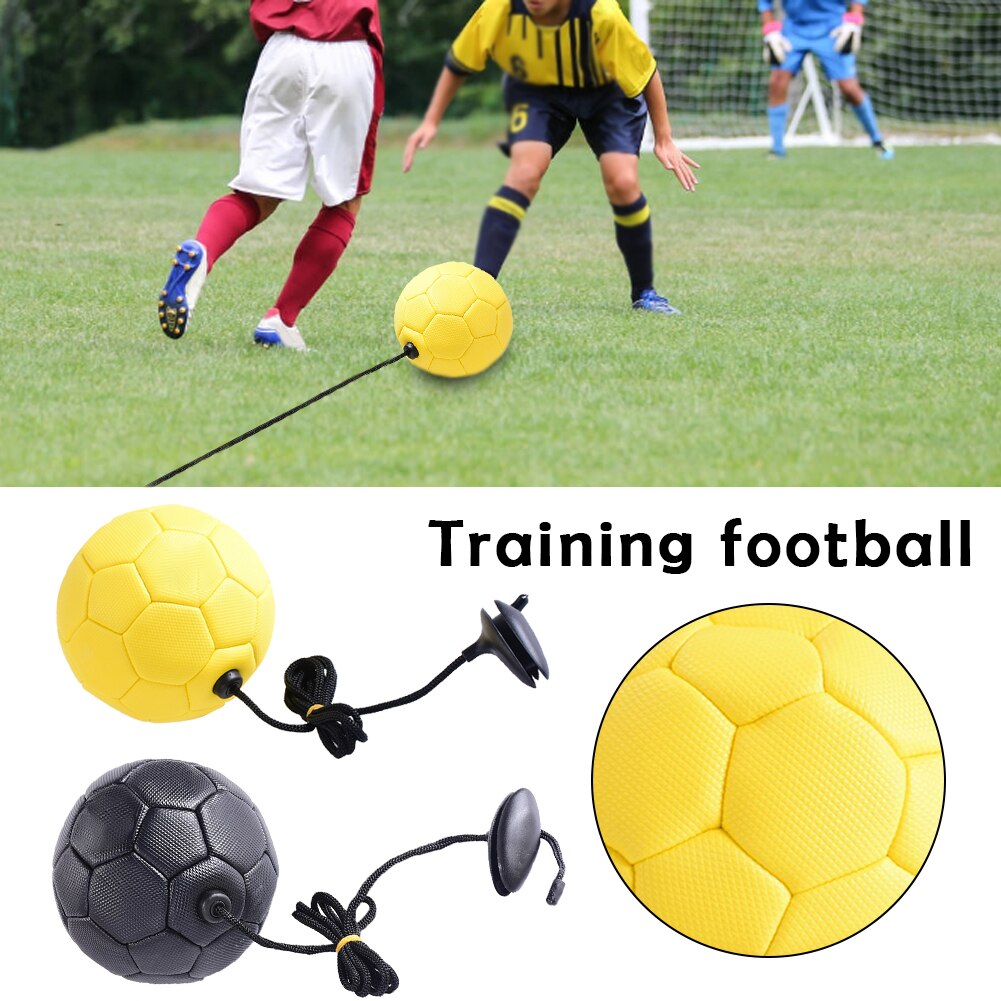 Kids Football Training Ball For Boys Grils Foot Ball Outdoor Equipment Training Practice Belt Pupils With Rope Soccer Ball