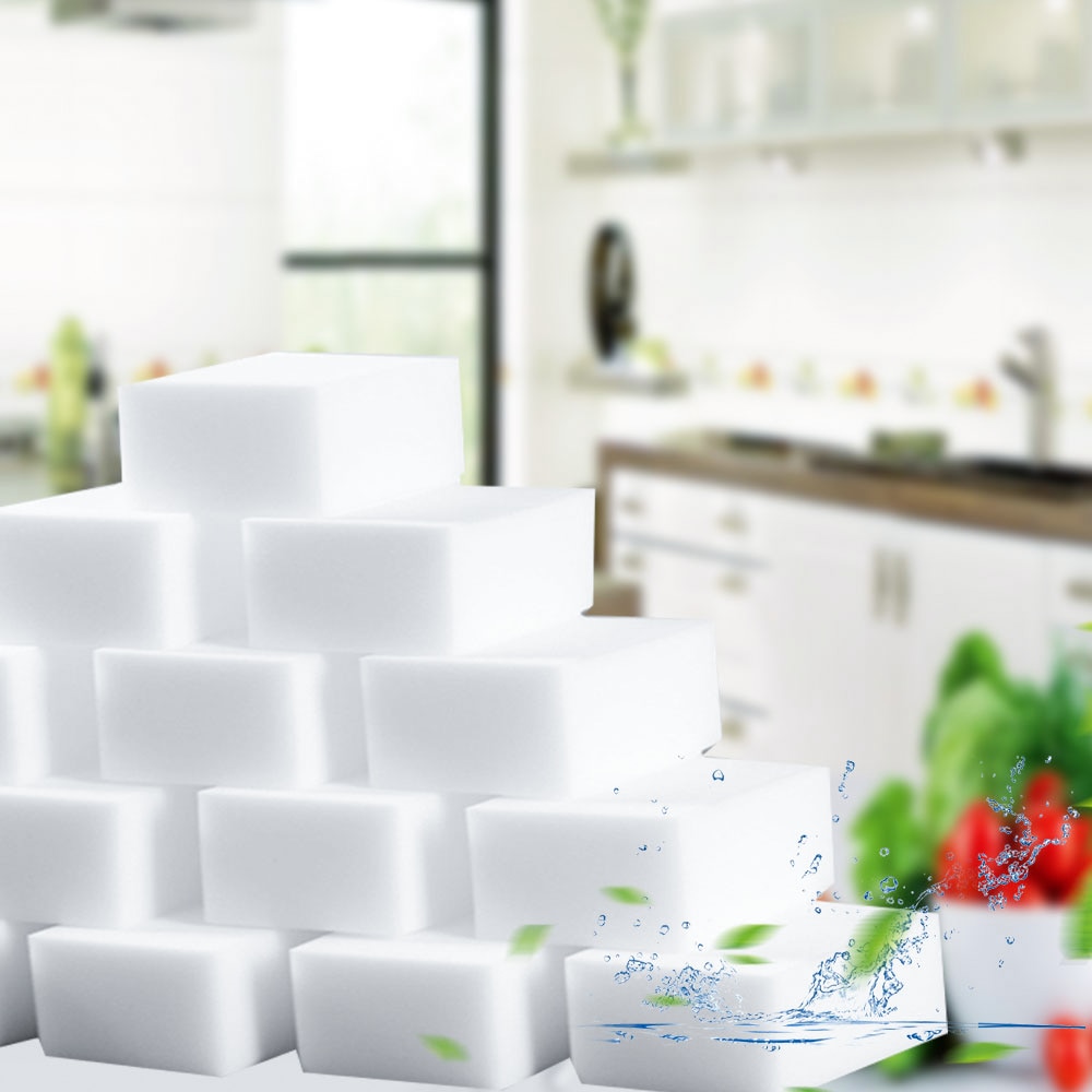 150 Pcs/lot éponge magique éponge gomme mélamine éponges nettoyant nettoyage éponge salle de bains cuisine accessoires
