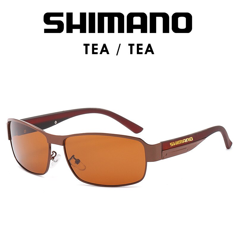 Shimano HD Polarized UV 400 Men's Fishing Sunglasses Male Cool Driving Sun Glasses Fishing Eyewear Gafas De Sol Shades